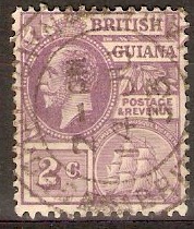 British Guiana 1921 2c Bright violet. SG274.